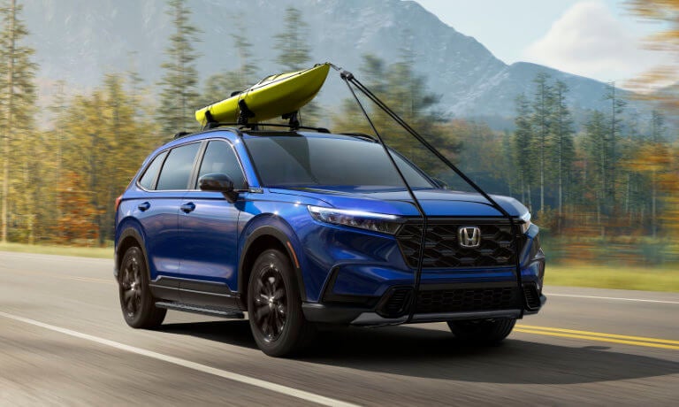 2026 Honda CR-V with a kayak on top