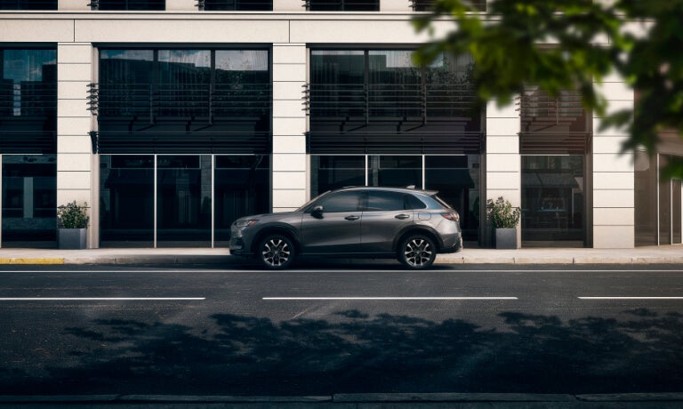 2027 Honda HR-V side view in city
