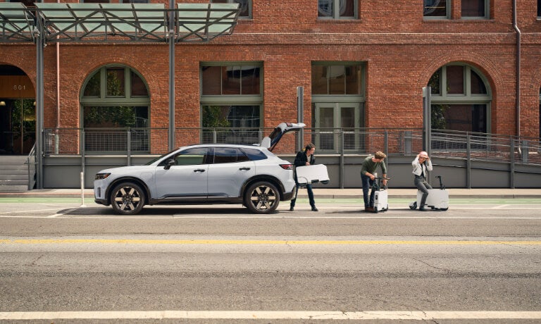 2025 Honda Prologue side view loading cargo