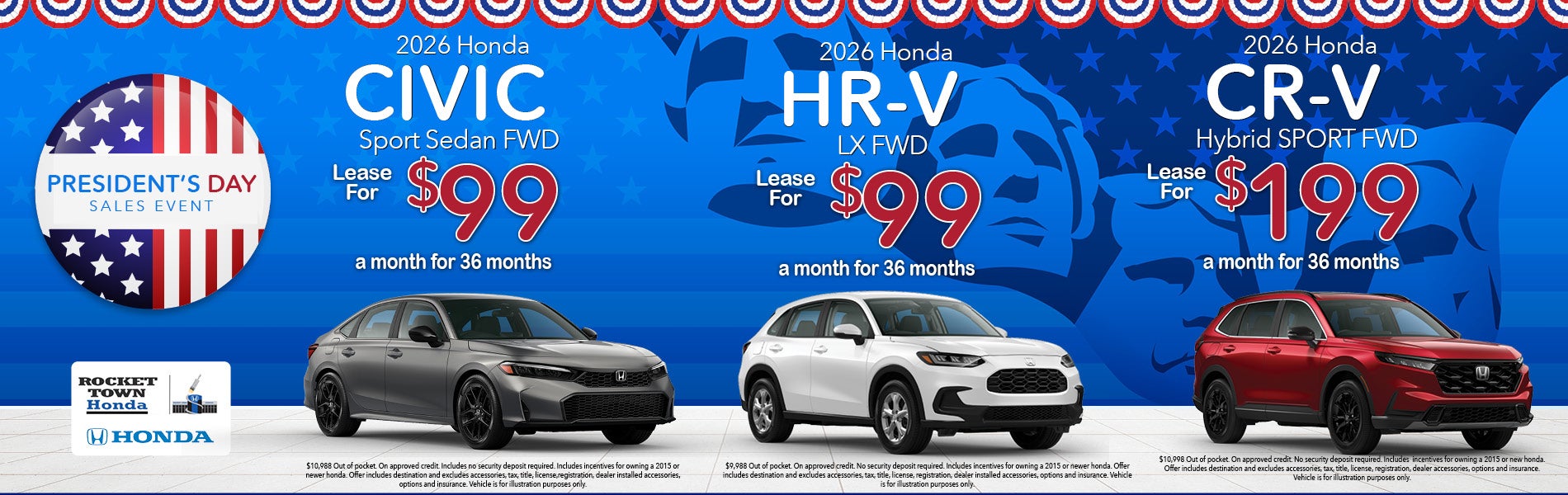 2026 Honda CIvic Hrv CR-V 