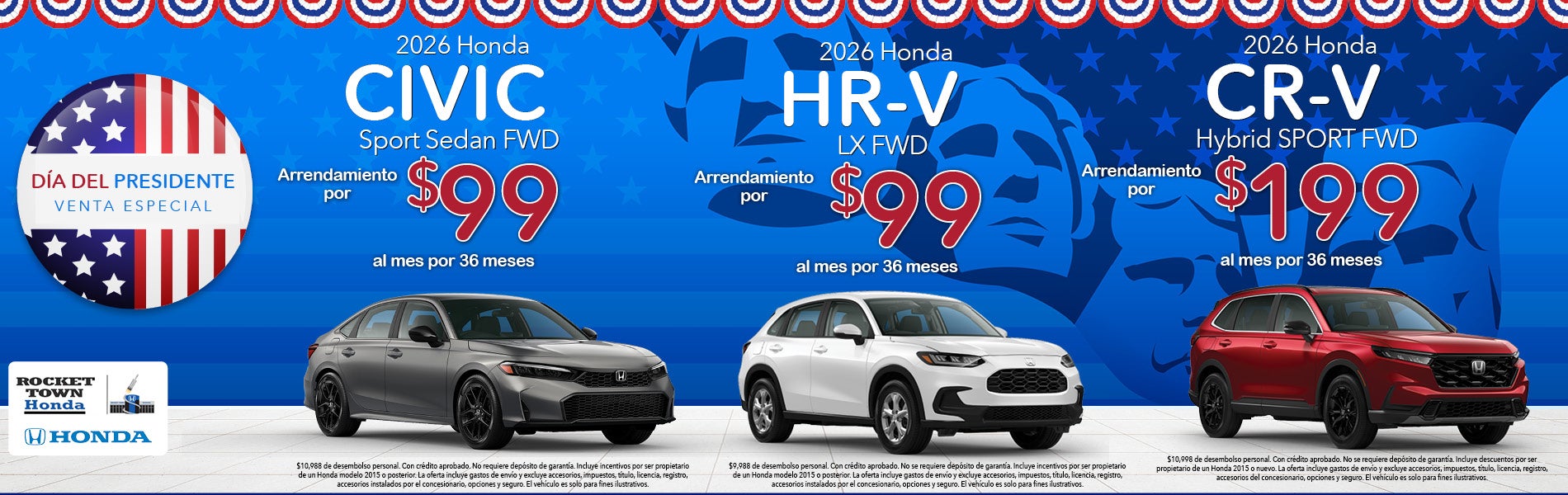 2026 Honda CIvic Hrv CR-V 