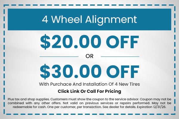 Wheel Alignment Coupon