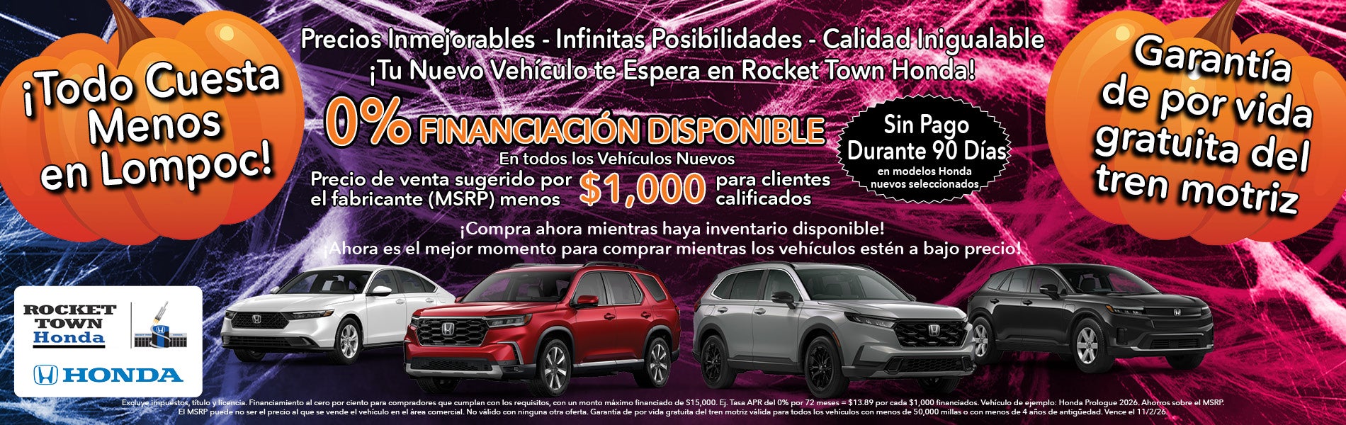Todo Cuesta Menos en Lompoc | Rocket Town Honda